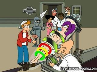 Futurama बनाम Jetsons कार्टून पॉर्न पैरोडी