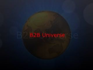 बी 2 बी ब्रह्मांड